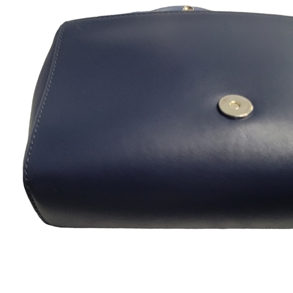 Rare Kate Spade NY Blazer Blue Floral Mini Emelyn Briar Lane Leather Bag NWOT - Picture 7 of 10